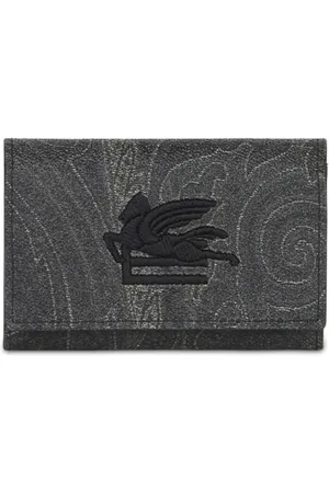 Etro Paisley cotton-blend wallet