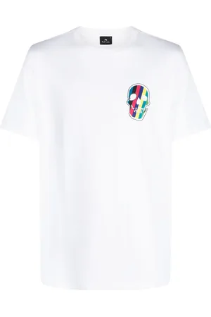 Paul Smith Skull-patch organic cotton T-shirt