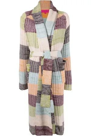 THE ELDER STATESMAN Oasis striped cashmere cardigan