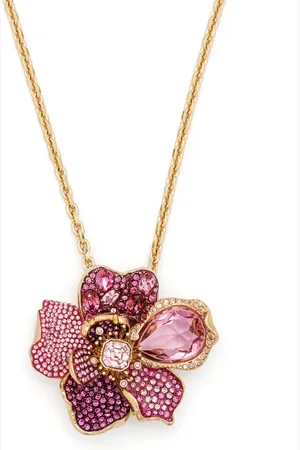 Swarovski Florere pav??-pendant necklace