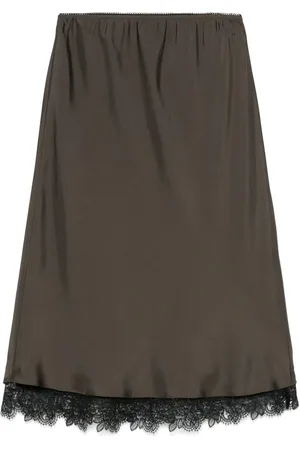 Rohe Lace-trim midi skirt