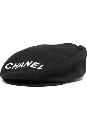 CHANEL 2000s logo newspaper boy hat