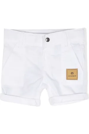 Aigner Logo-patch cotton shorts