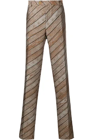 WALTER VAN BEIRENDONCK Striped tailored trousers
