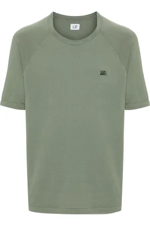 C.P. Company Logo-embroidered cotton T-shirt