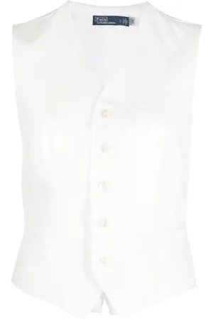 Ralph Lauren V-neck linen waistcoat