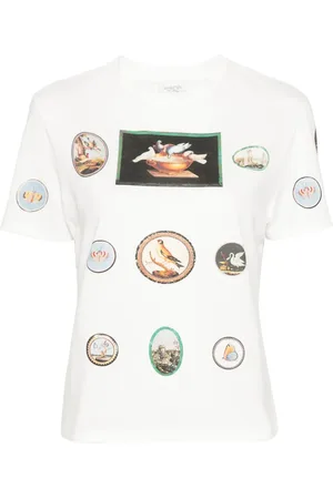 Giambattista Valli Graphic-print cotton T-shirt