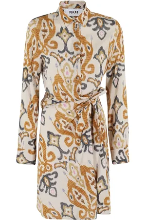 Bazar Deluxe Paisley-print mini dress