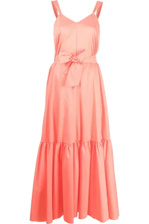 FORTE FORTE Tied-waist tiered dress