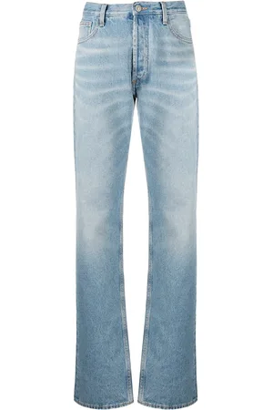 The Attico Stonewashed boyfriend fit jeans