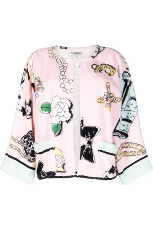 CHANEL 1980-1990s Icon terry-cloth jacket