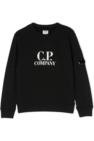 C.P. Company Logo-print crew neck sweatshirt