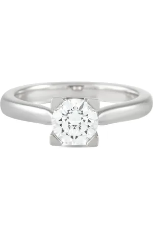 HARRY WINSTON Platinum engagement diamond ring