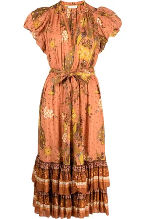 ULLA JOHNSON Remi fully-pleated dress