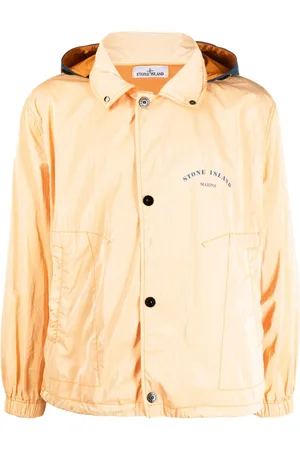Stone Island Marina logo-print hooded jacket