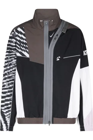 Nike X Acronym logo-embroidered track jacket