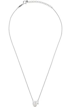 Tasaki 18kt white gold petit Balance Class Collection Line Akoya pearl and diamond pendant