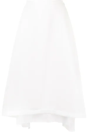 Sulvam Jersey knit flared skirt