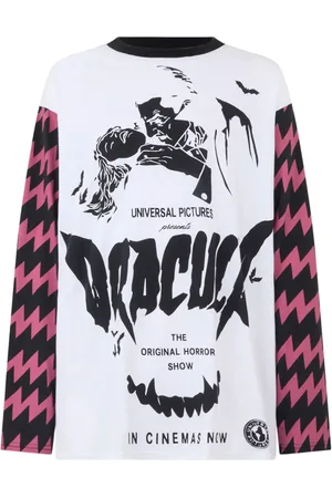 GCDS Dracula-print long sleeve t-shirt