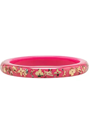 LOUIS VUITTON 1990-2024 Monogram Resin Inclusion Bangle costume bracelet