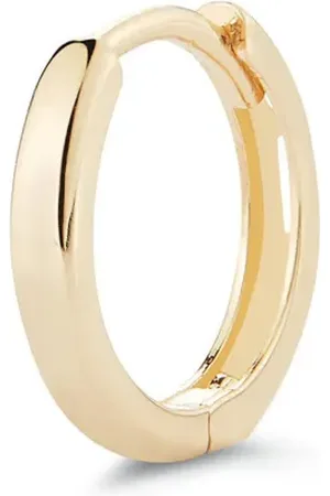 Mateo 14kt yellow huggie earring