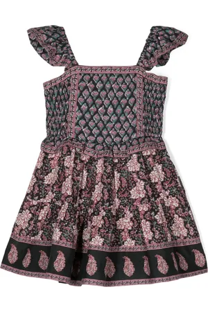 SEA Donna smock-panelled dress
