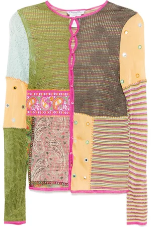 Dior 2004 patchwork cardigan
