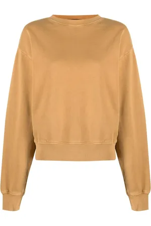 KSUBI Ribbed-detail round-neck sweatshirt