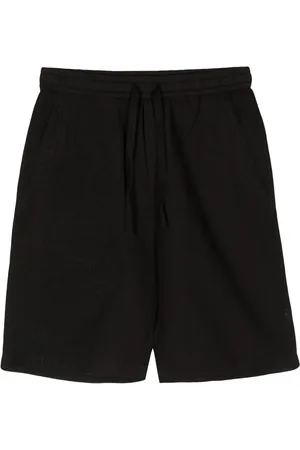 Maharishi Embroidered-motif hemp deck shorts