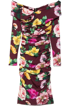 Dolce & Gabbana Floral-print midi dress