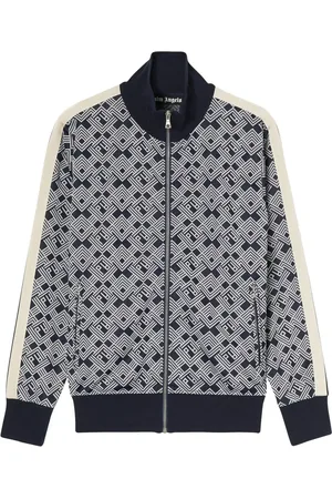 Palm Angels Monogram-pattern track jacket