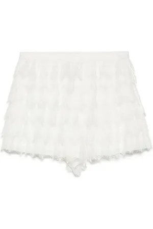 SHIATZY CHEN Sense of Ink Collection silk lace shorts