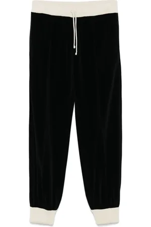 VALENTINO GARAVANI Velvet track pants