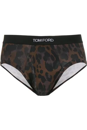 Tom Ford Leopard-print logo briefs