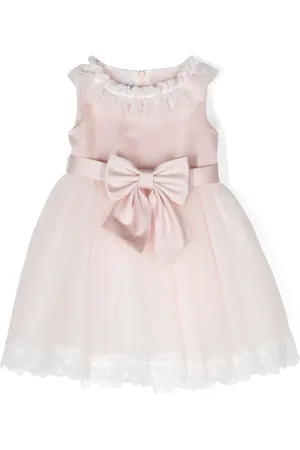 COLORICHIARI Bow-detail tulle dress