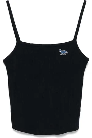 Maison Kitsuné Fox-motif tank top