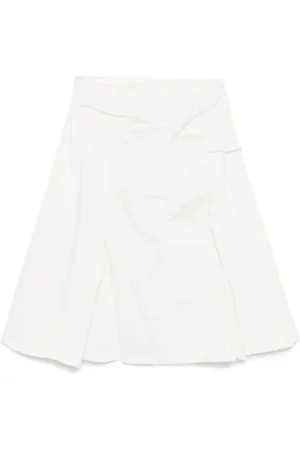 Low Classic Raw-cut shirring skirt