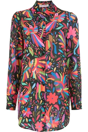 Olympiah Mexico graphic-print shirt