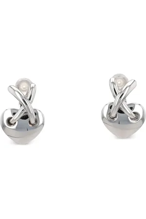 CHAUMET 18K white gold Lien clip-on earrings