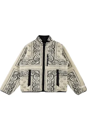 Supreme Reversible bandana-print fleece jacket