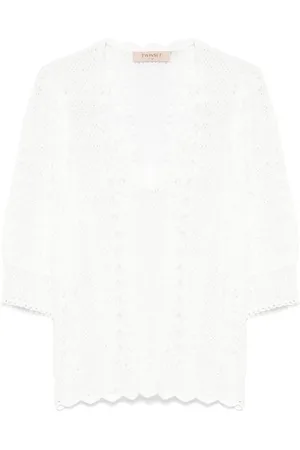 Twin-Set Open-knit blouse