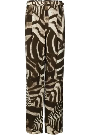 Ralph Lauren Stamford zebra-print trousers