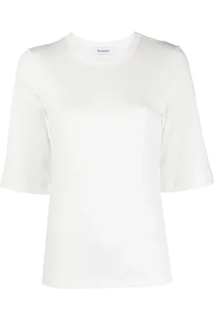 Rodebjer Fine-ribbed organic cotton T-shirt