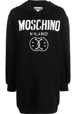 Moschino Logo print hooded dress
