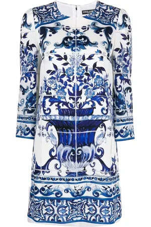 Dolce & Gabbana Majolica-print dress