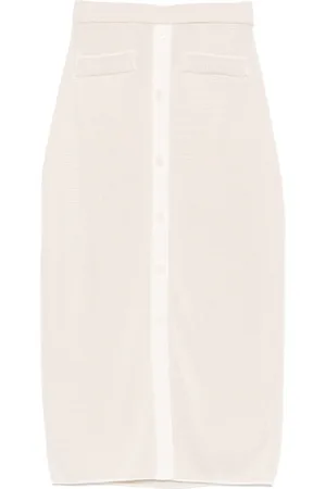 Joseph Micro-stripe knit skirt