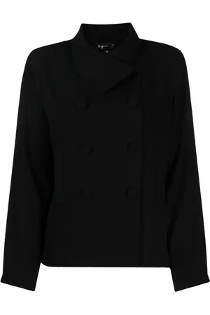 AGNÈS B. Asymmetric double-breasted jacket