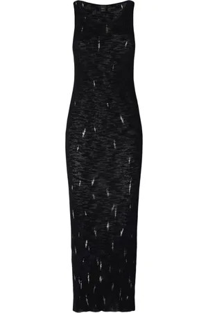 Pinko Ripped midi dress