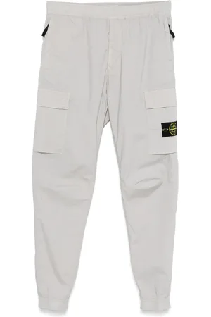 Stone Island Compass-appliqué cargo pants