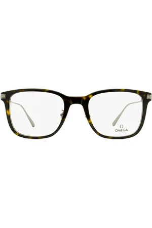 Omega Tortoiseshell square-frame glasses